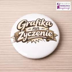 Przypinka personalizowana - 56 mm